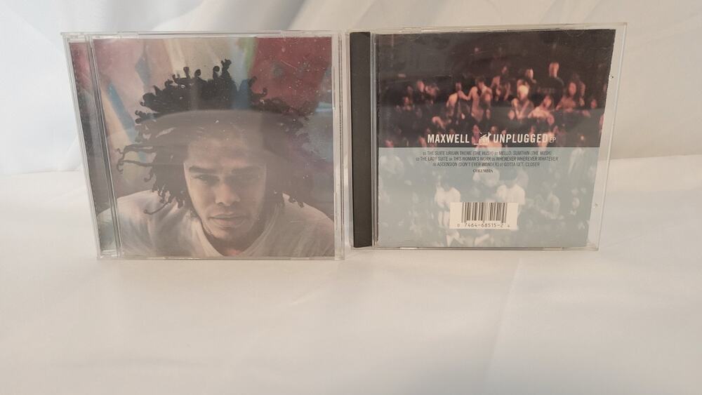 Maxwell CD Lot of 2 Embrya + MTV Unplugged EP R&B Soul Columbia